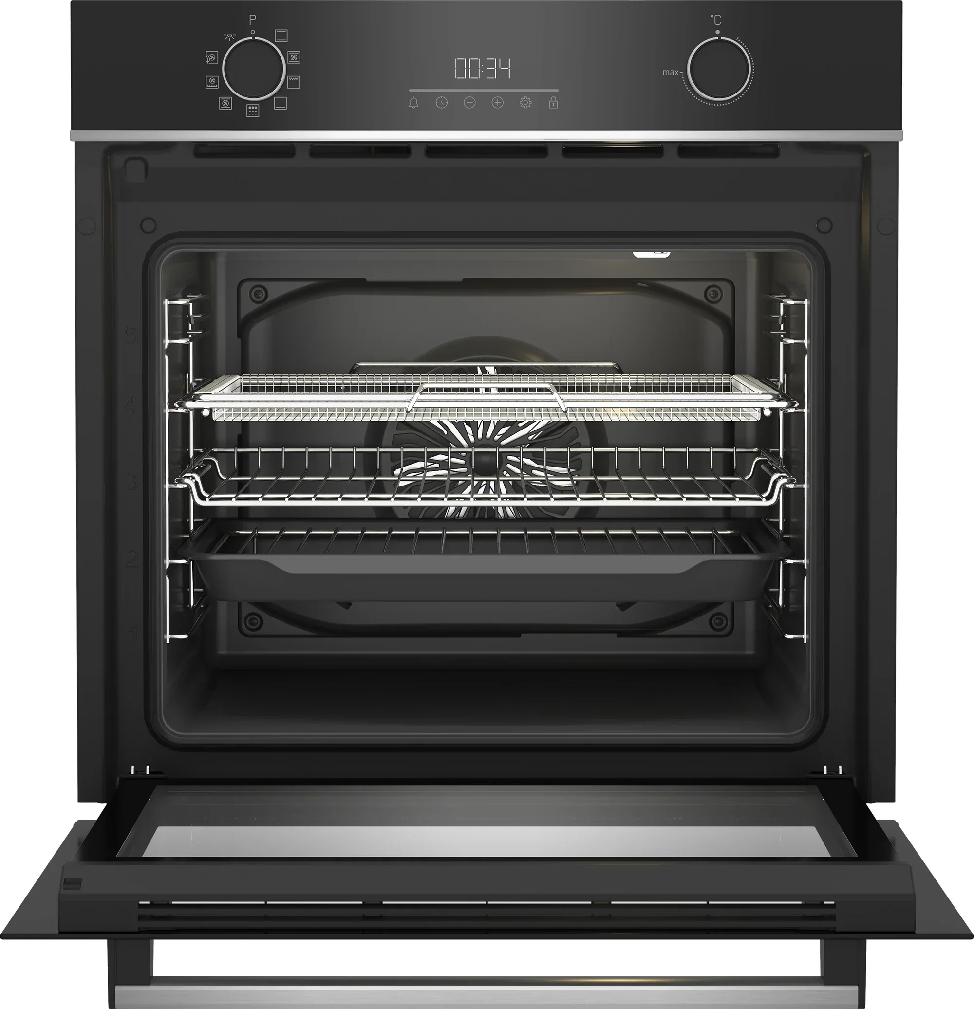 Beko Pyrolytic Single Oven With Air Fryer | BBIMA13301XMP