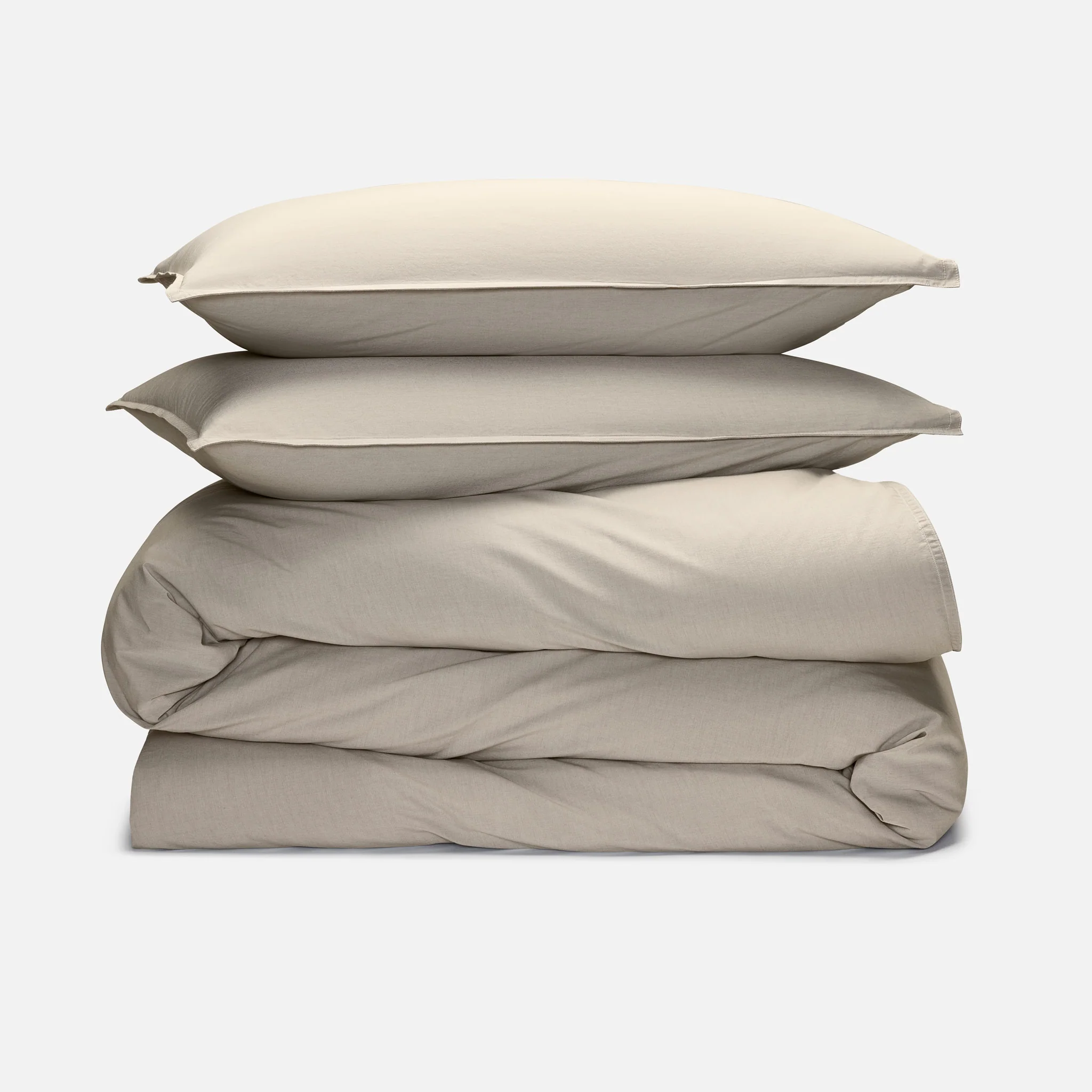Washed Classic Percale Duvet Set
