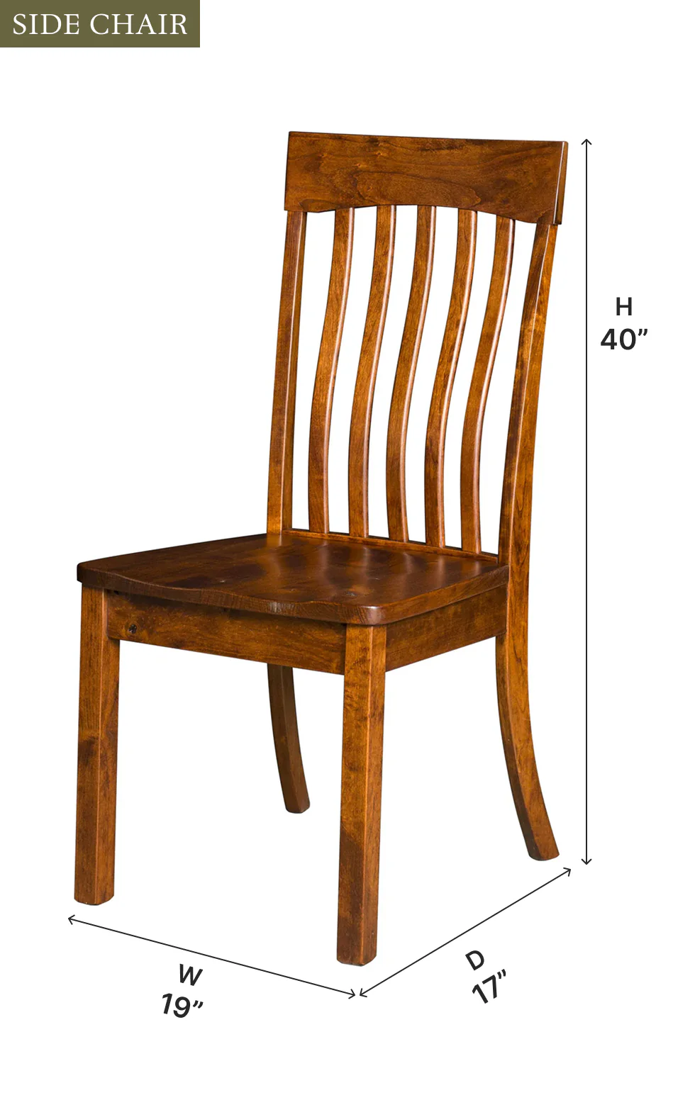 Amish Madison Dining Chair - Quick Ship