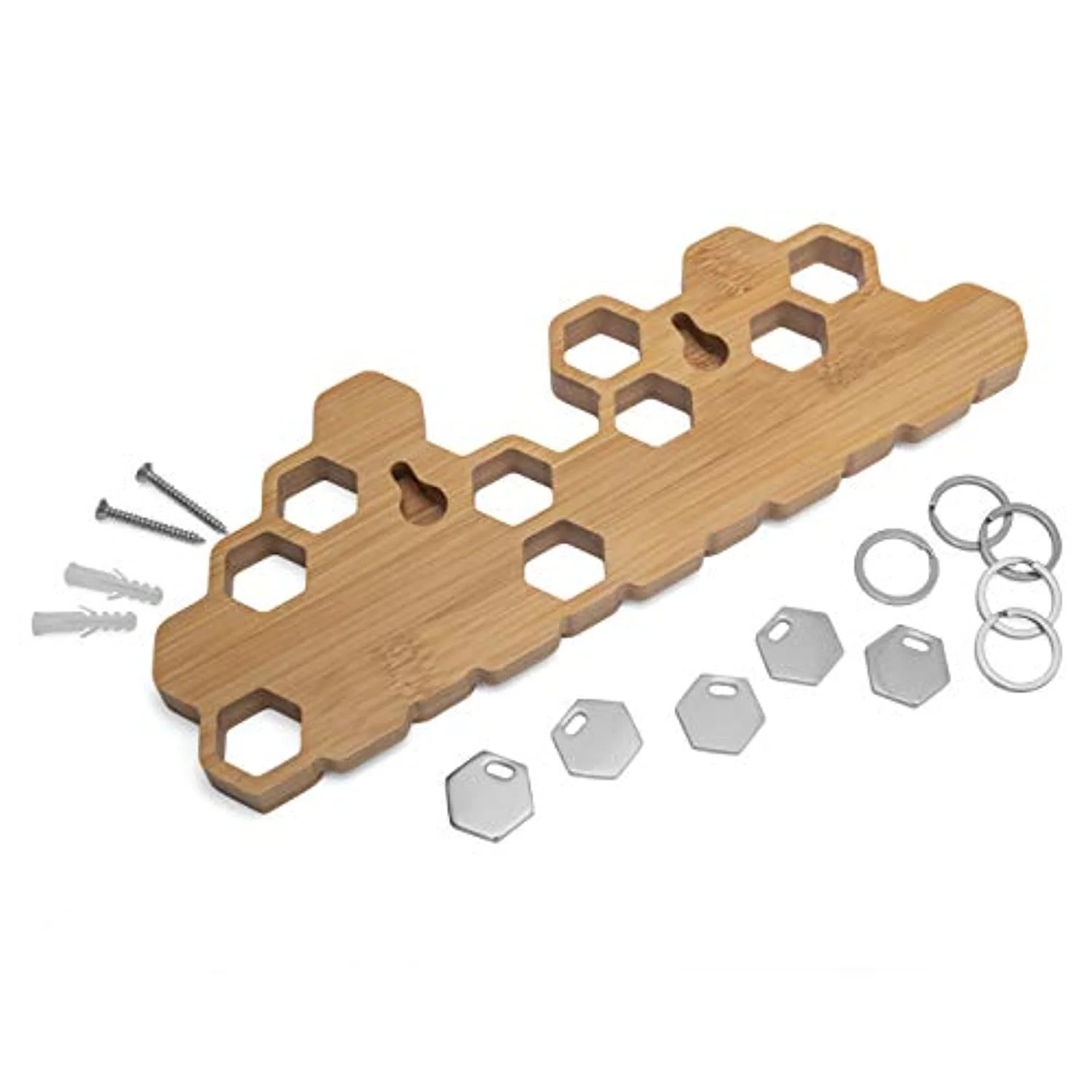 Magnetic Key Holder - Eco-friendly,  Hand Made from High-Quality, Sustainable Bamboo in UK