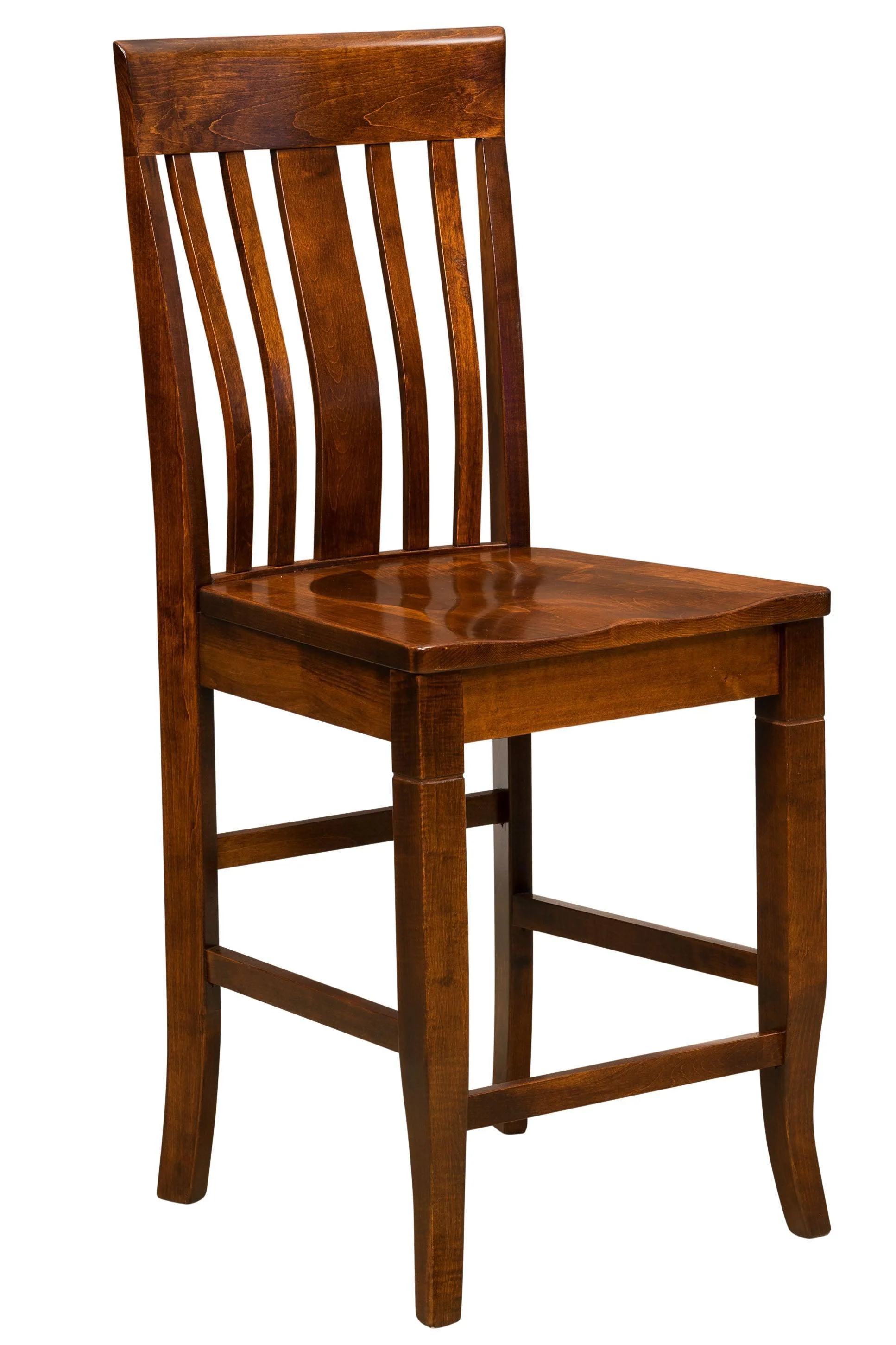 Amish Newbury Stationary Bar Chair