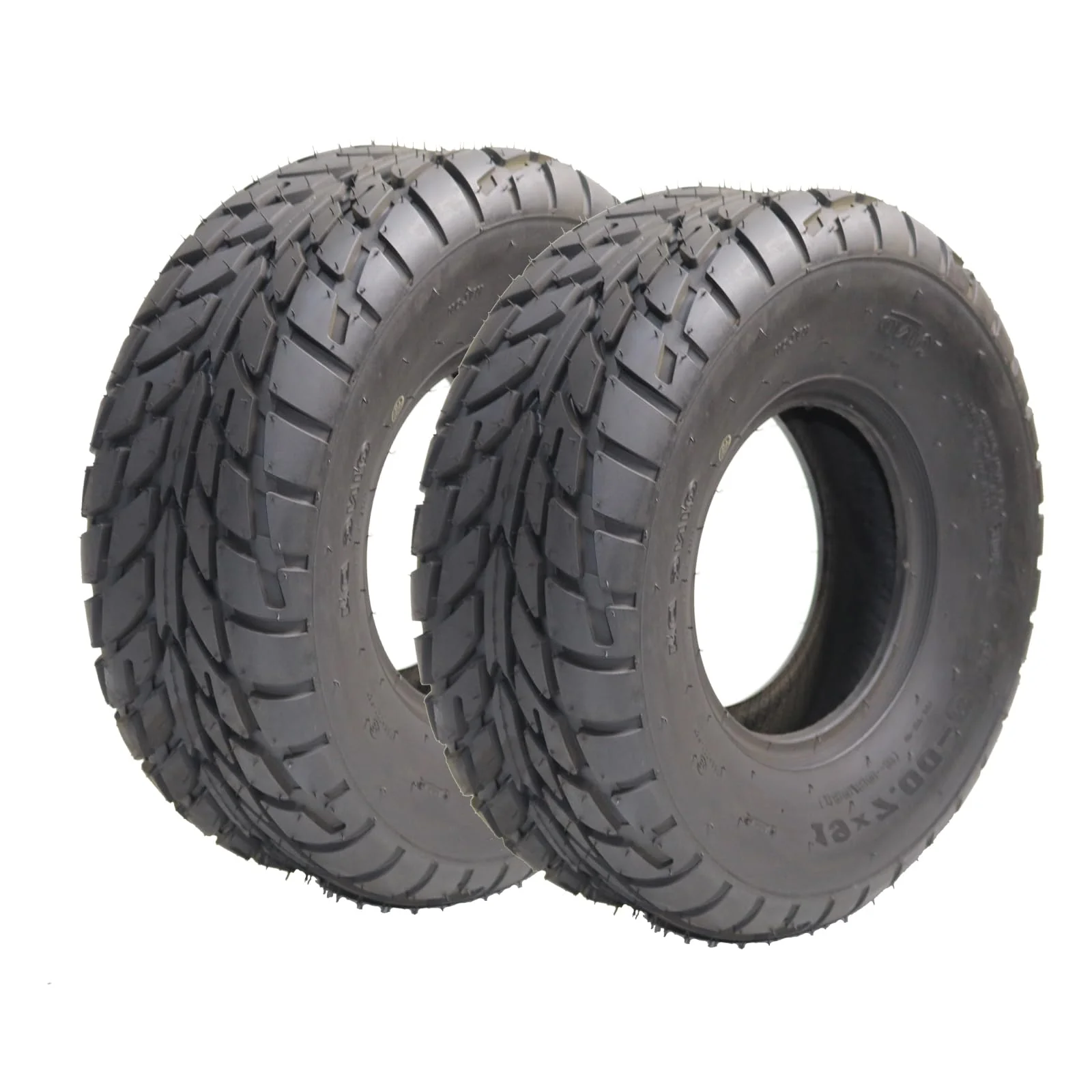 Garvee 2 Pack 18x9.50-8 ATV Tires 4 PR All-Terrain Tubeless Off-Road Tires for ATV UTV Trail Sand Mud, Durable Rubber, Excellent Grip