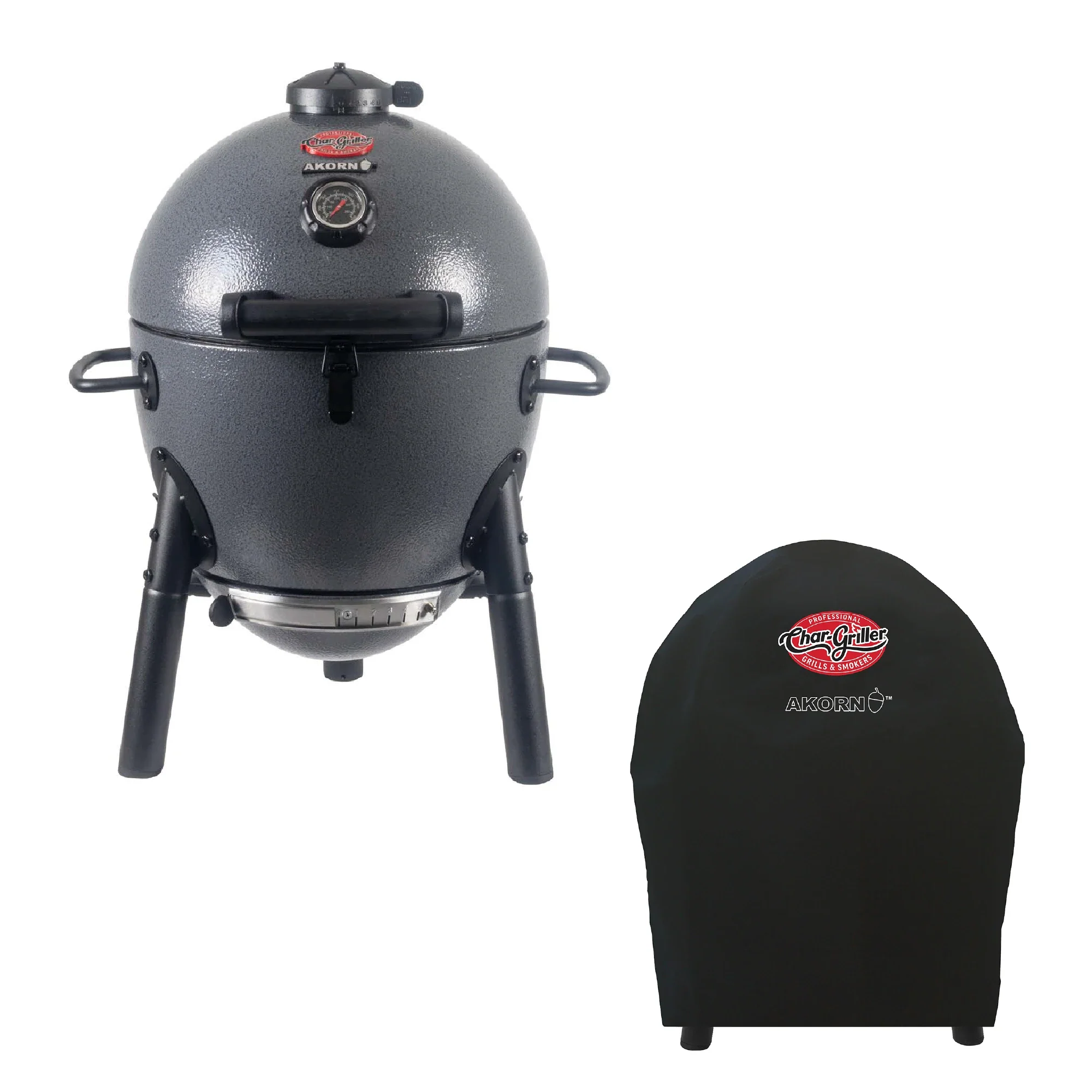 AKORN? Jr. Kamado Charcoal and Cover Bundle