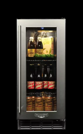 Signature 15-inch Outdoor Refrigerator with Glass Door