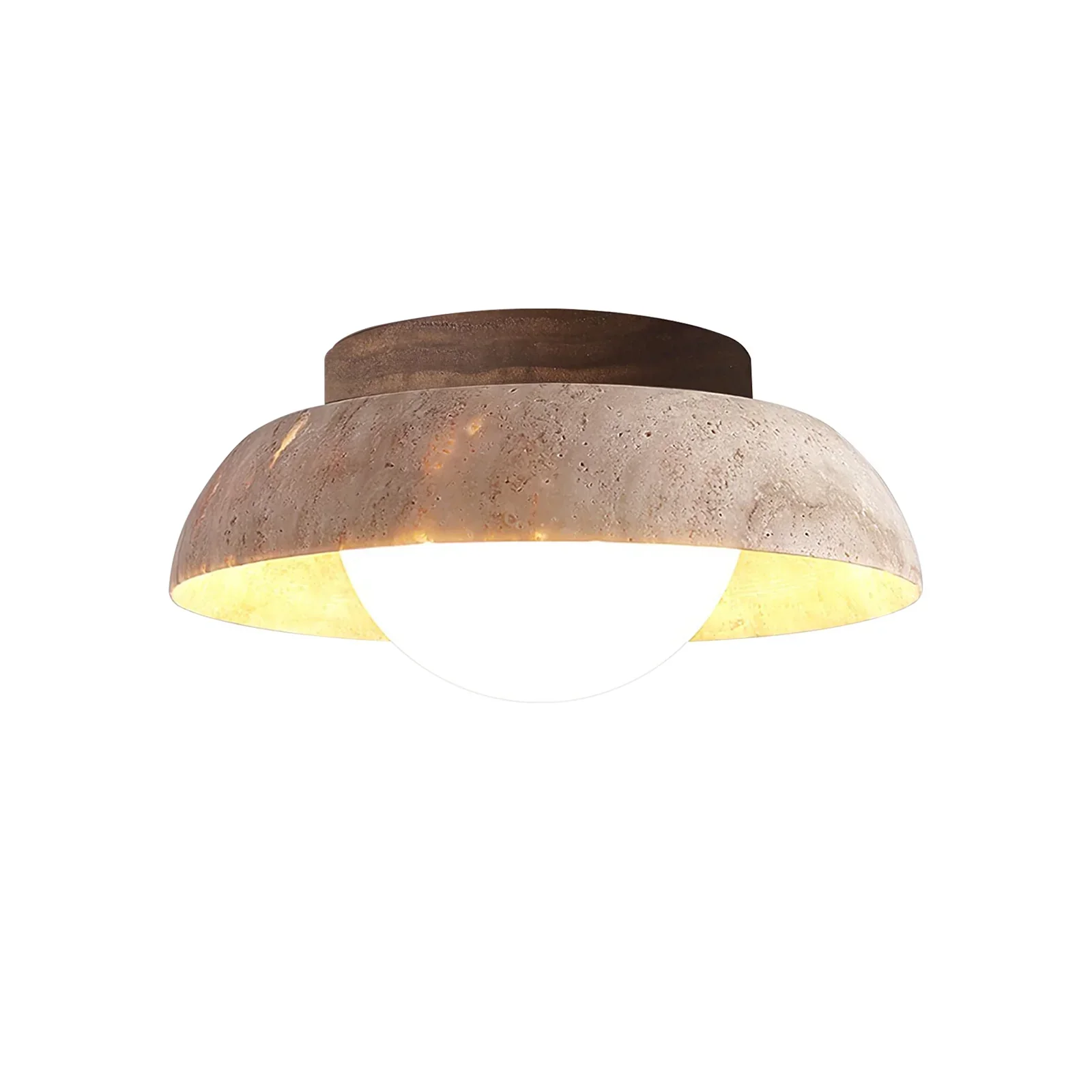 Travertine Caelo Ceiling Lamp