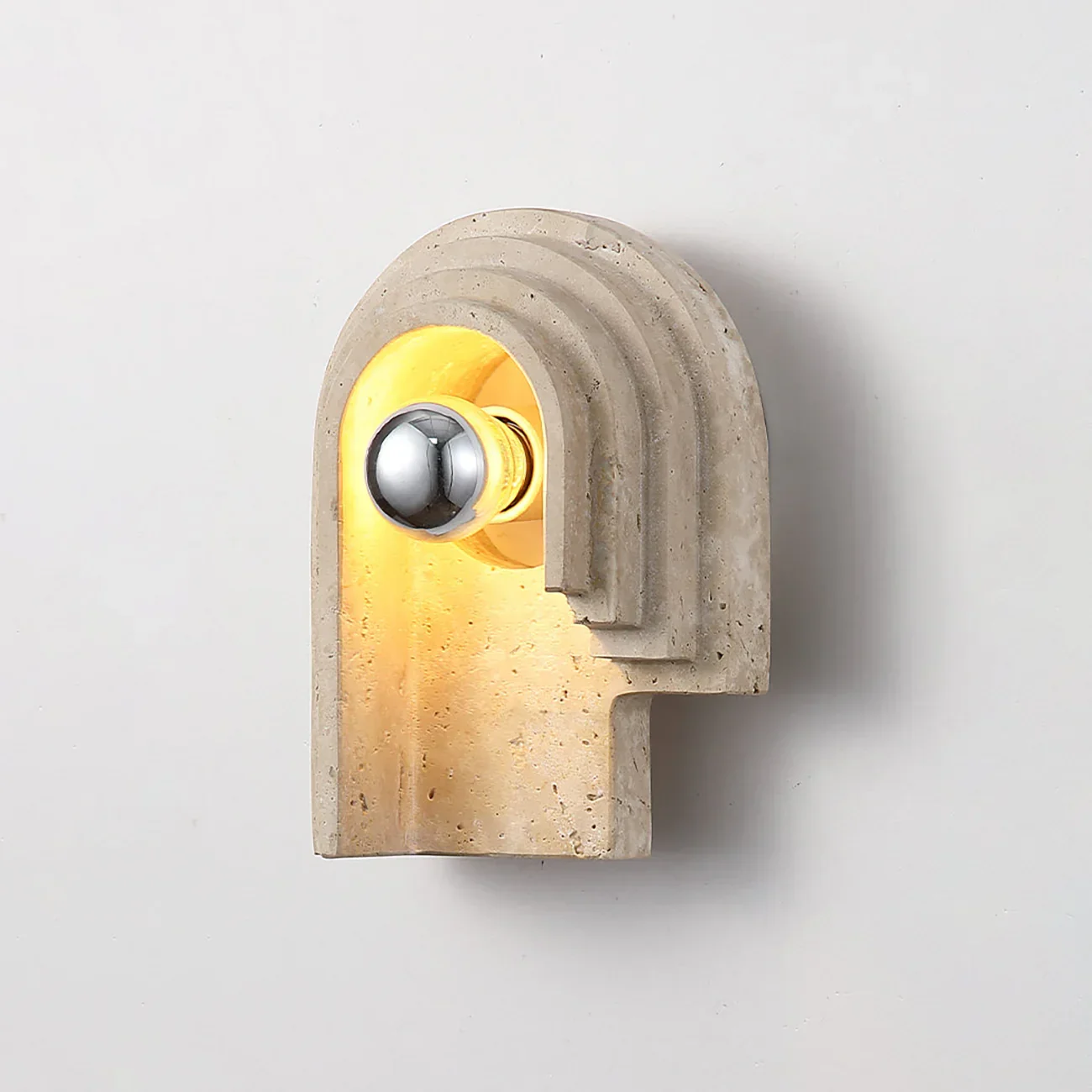 Travertine Bien Wall Lamp