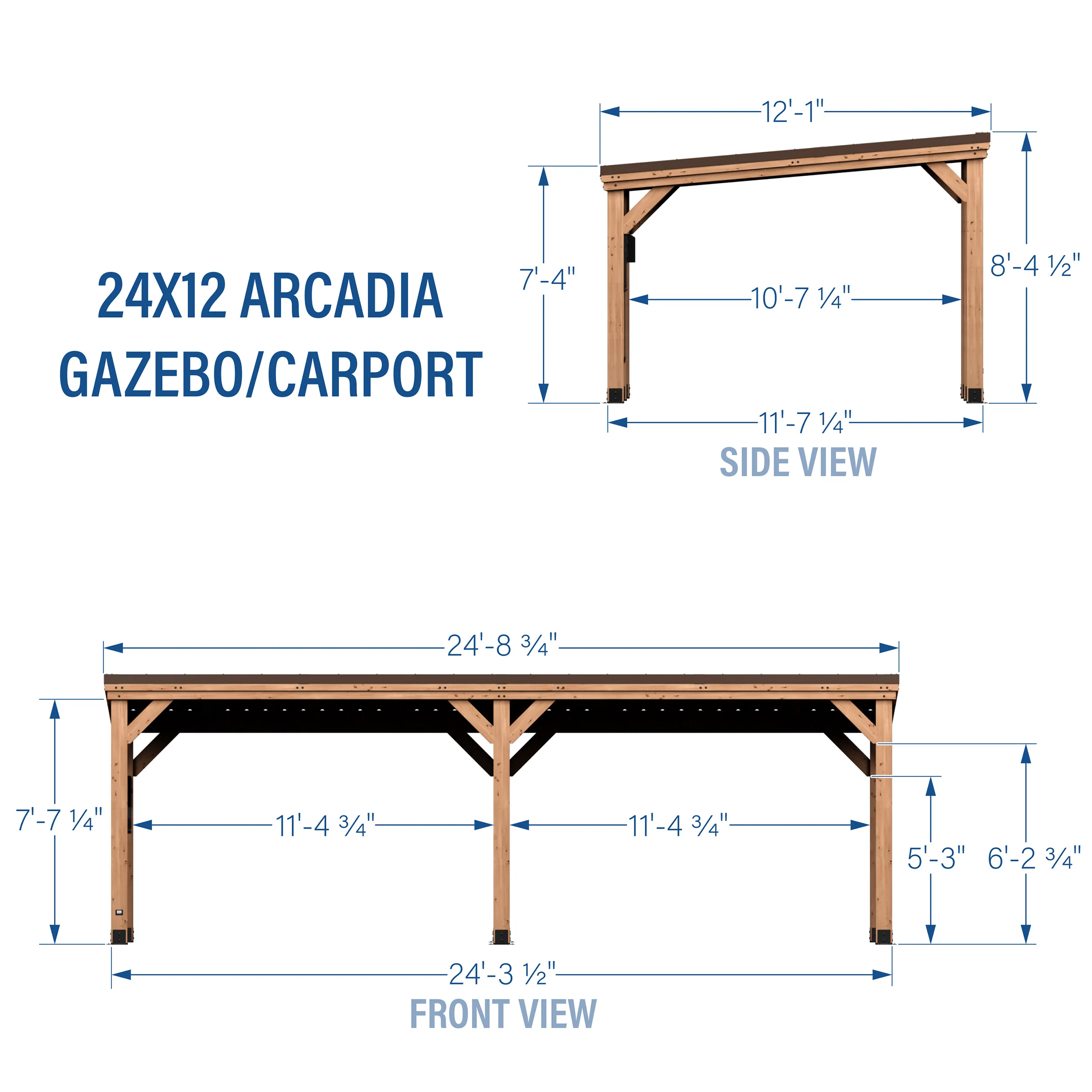 24x12 Arcadia Gazebo