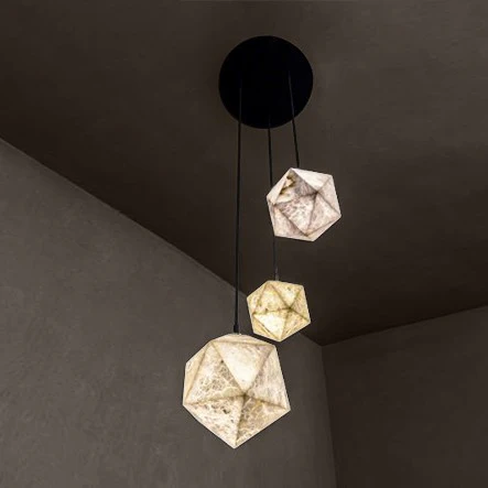 Alabaster Mete Chandelier