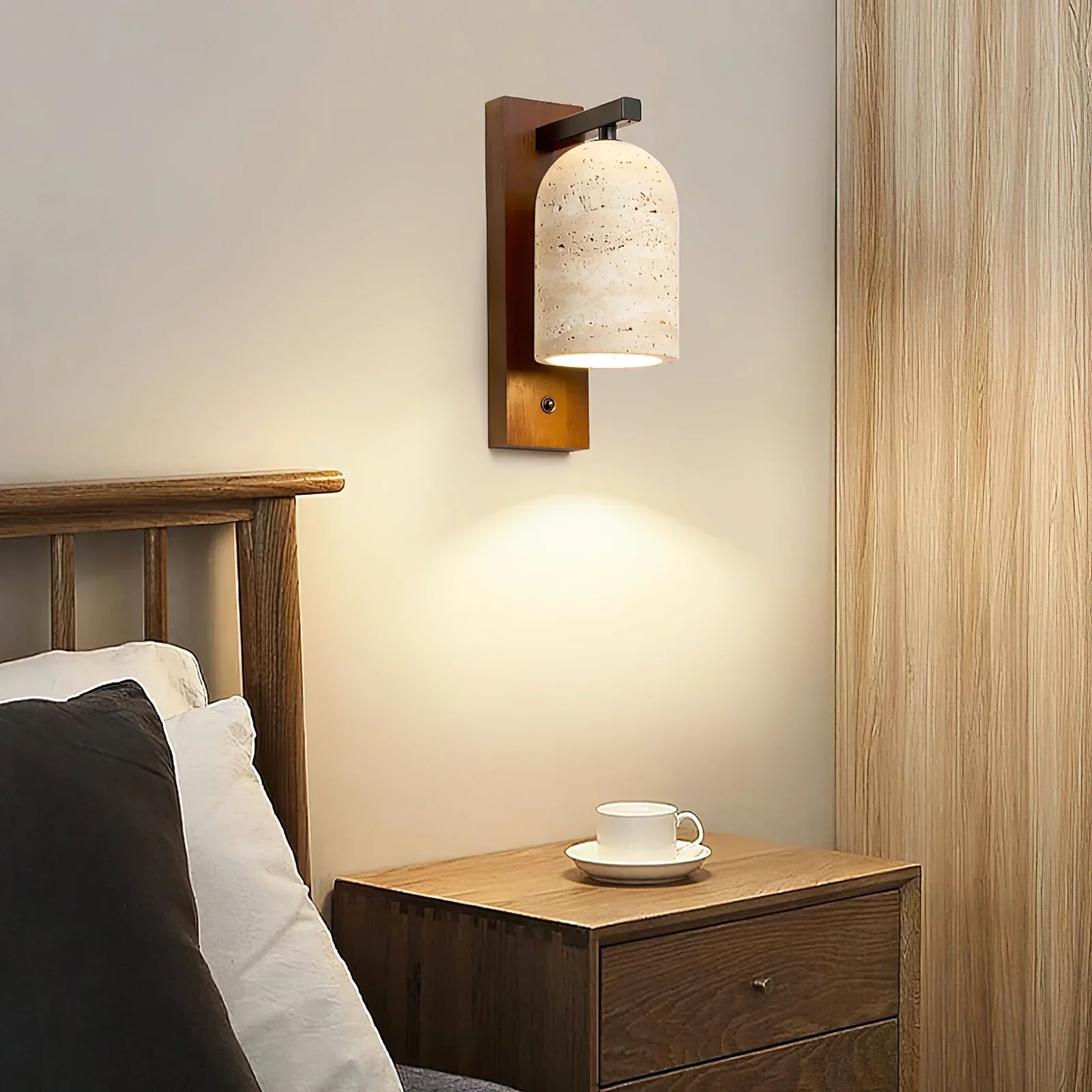 Travertine Mirabelle Wall Lamp
