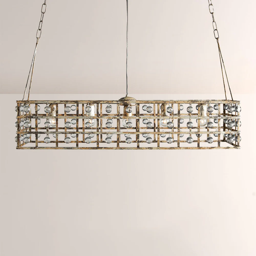 Lana Cage Rectangular Chandelier 41