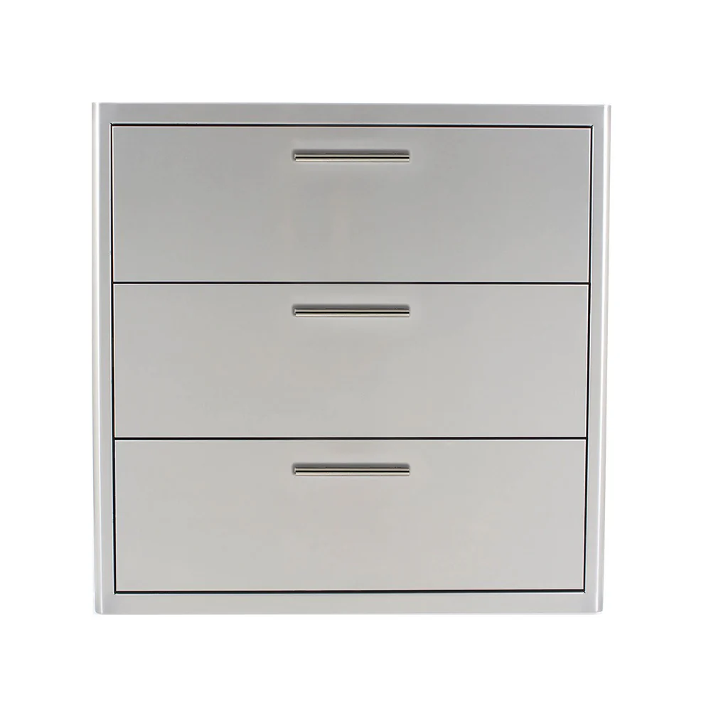 Blaze Extra Wide Triple Access Drawers BLZ-30W-3DRW-LT