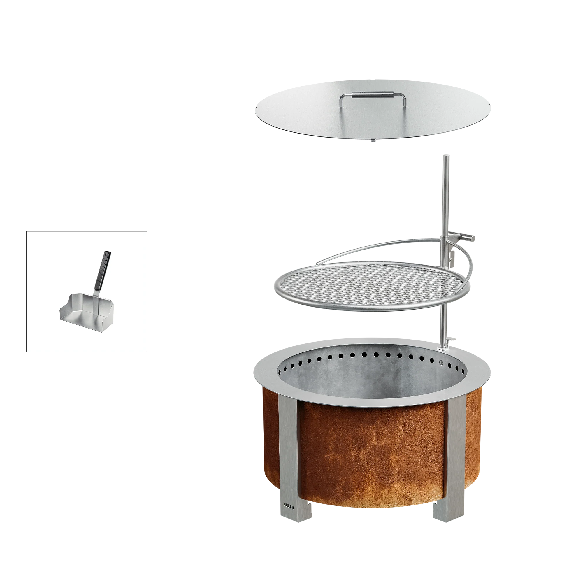 Smokeless Fire Pit Grilling Bundle