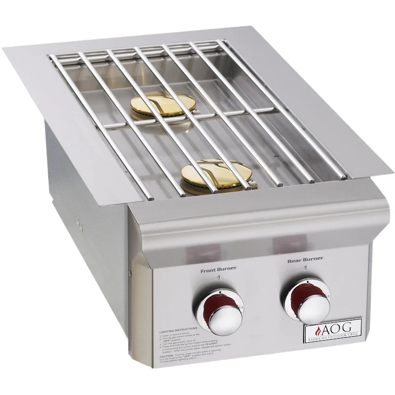 *Open Box* American Outdoor Grill L-Series Drop-In Natural Gas Double Side Burner - 3282L