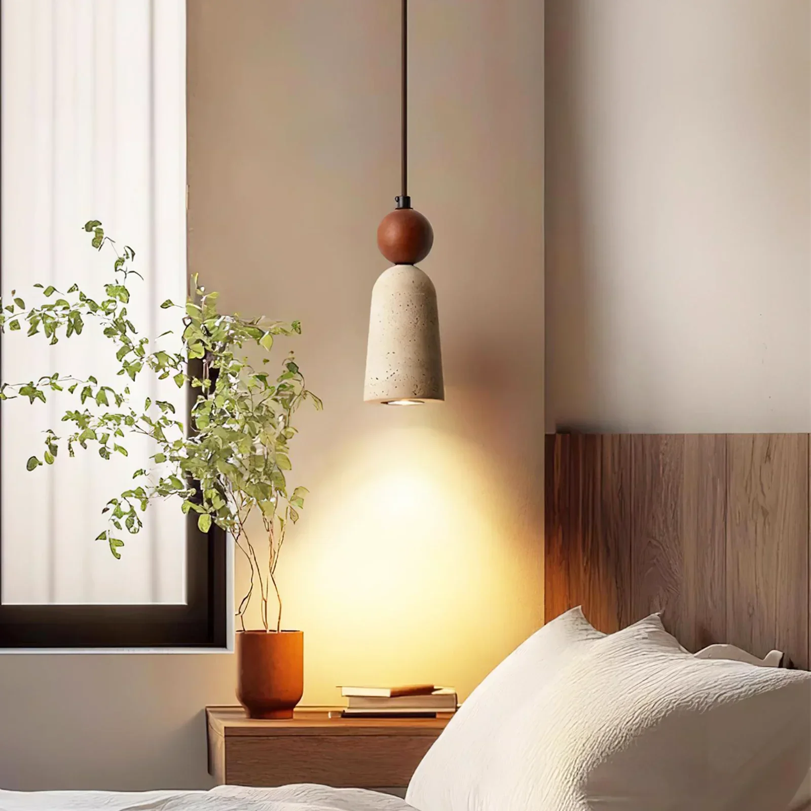 Travertine Bellin Pendant Lamp
