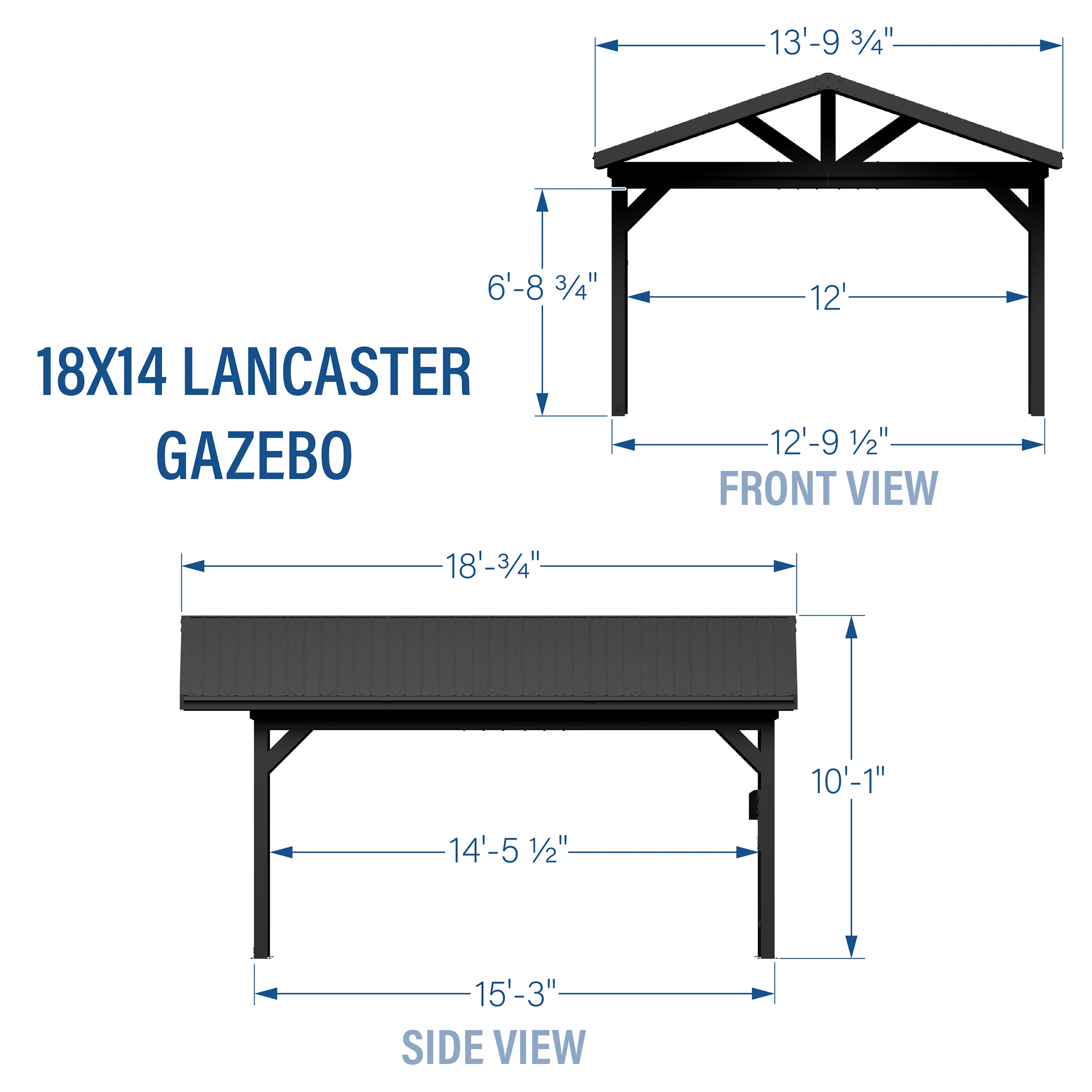 18x14 Lancaster Gazebo