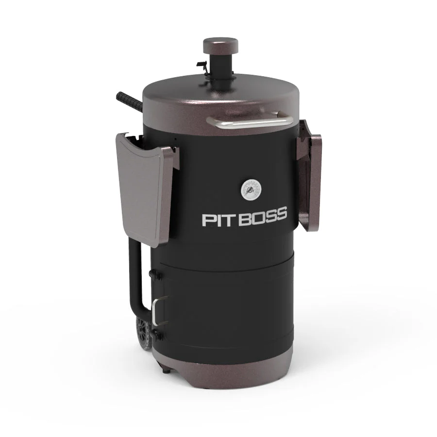 Mahogany Champion Barrel Charcoal Smoker - PBV24CB