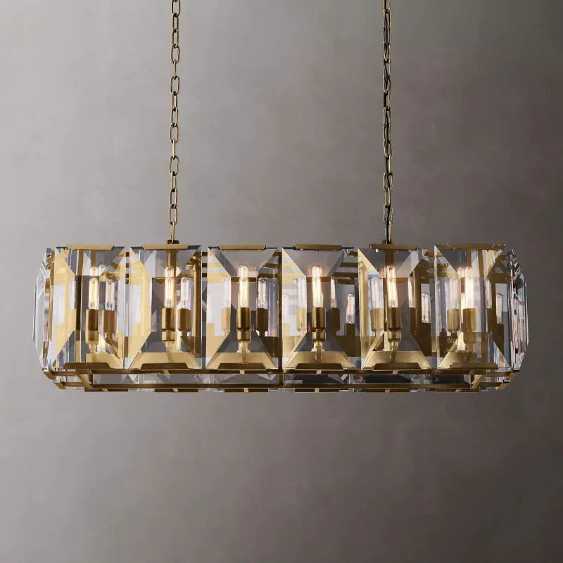 Crystal Luxury Rectangular Chandelier