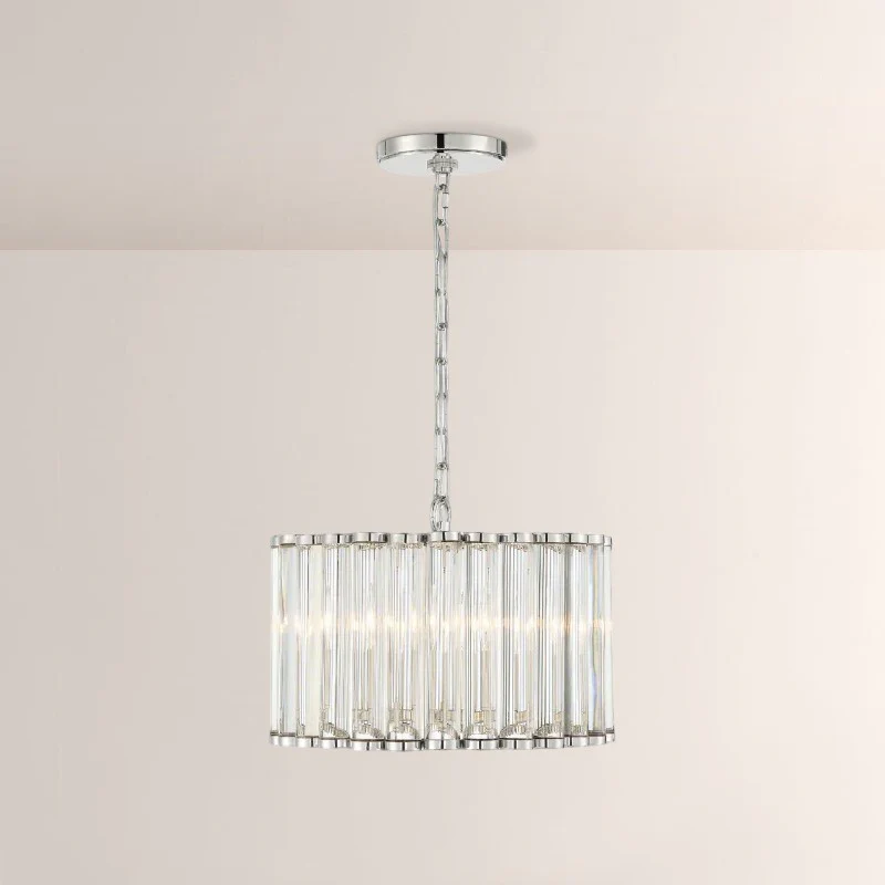 Lubby Langdon for Crystorama Elliot 4/6 Light Chandelier