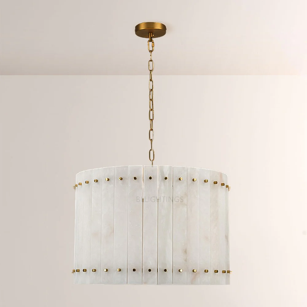 Mervin Alabaster Round Chandelier 22