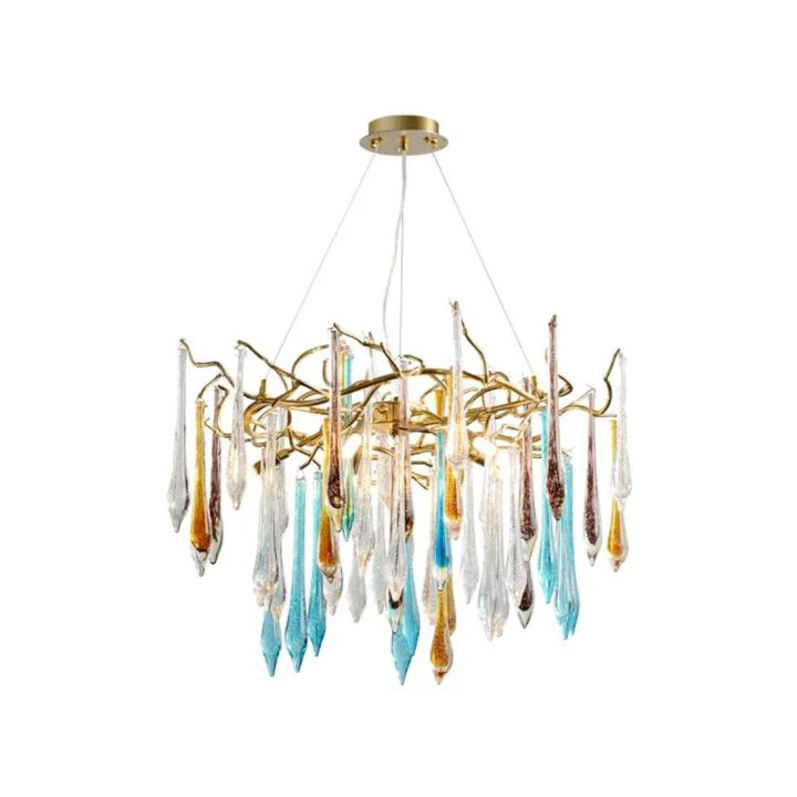 Branch Teardrop Crystal Chandelier