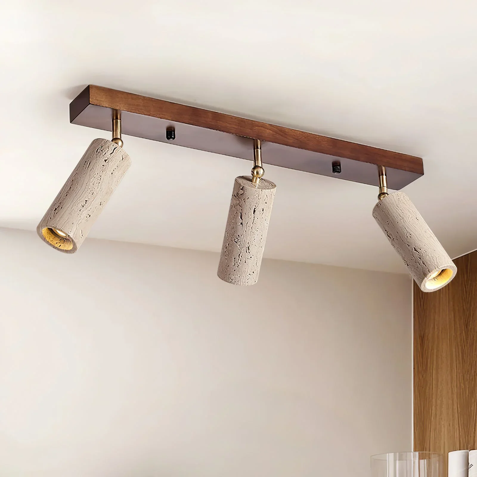 Travertine Nimbus Ceiling Light