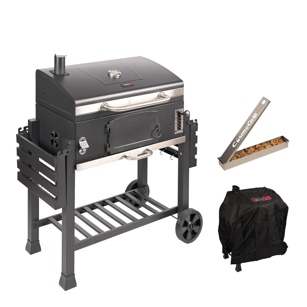 XXL Smoker Charcoal Barbecue (Exclusive Bundle)