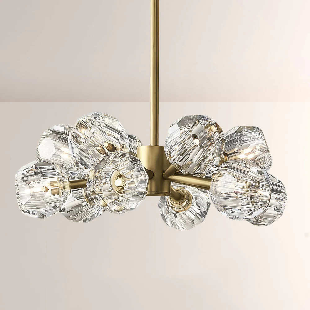 Balle Clear Crystal Chandelier 24