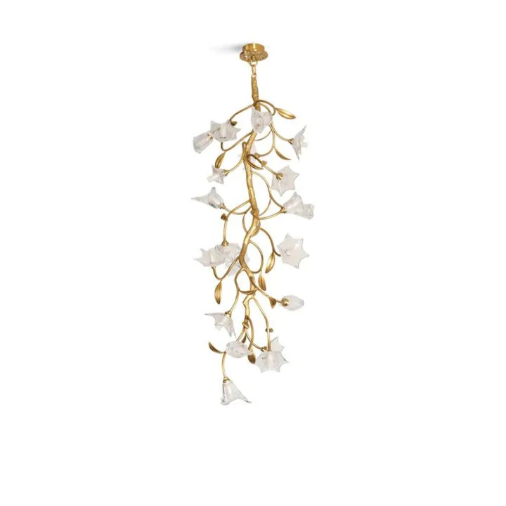 Branch Flower Craftsman Chandelier
