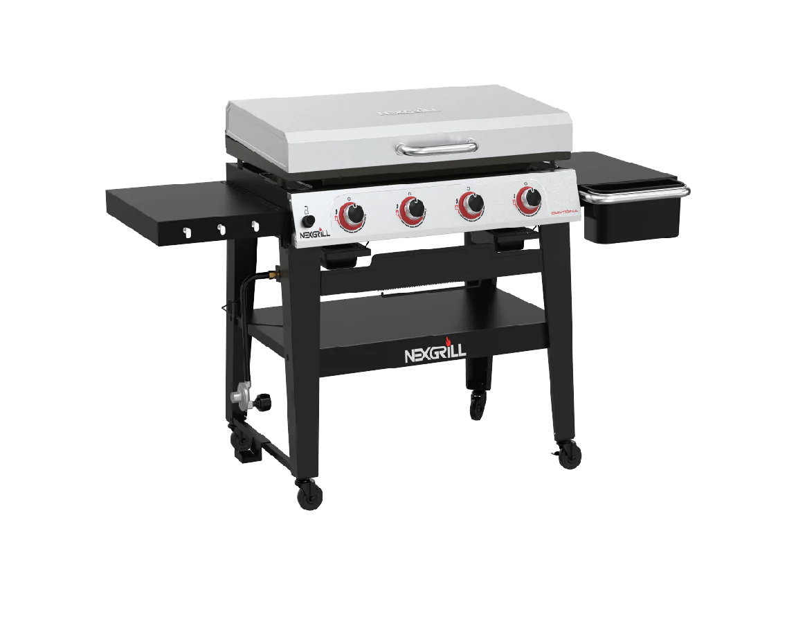 Stainless Steel Nexgrill Daytona? 4-Burner Flat Top Griddle Grill