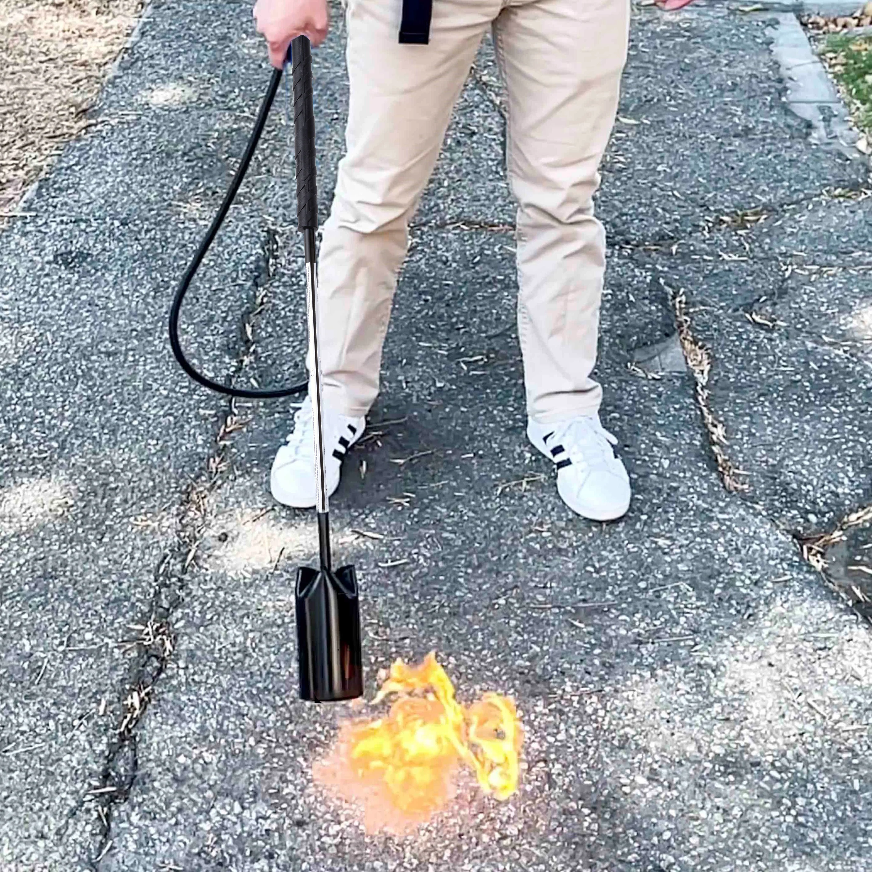 Flame King Bundle 10lb Propane Tank + 500,000 BTU Weed Burner Torch Ignitor + Propane Backpack