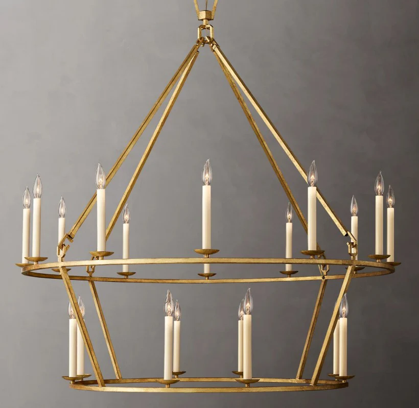 Marcus Openwork Two-Tier Round Chandelier 50