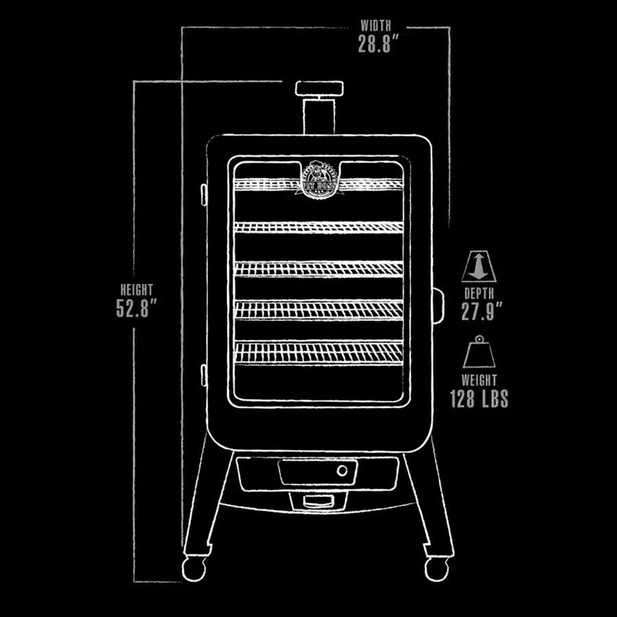 Copperhead 5-Series Vertical Pellet Smoker