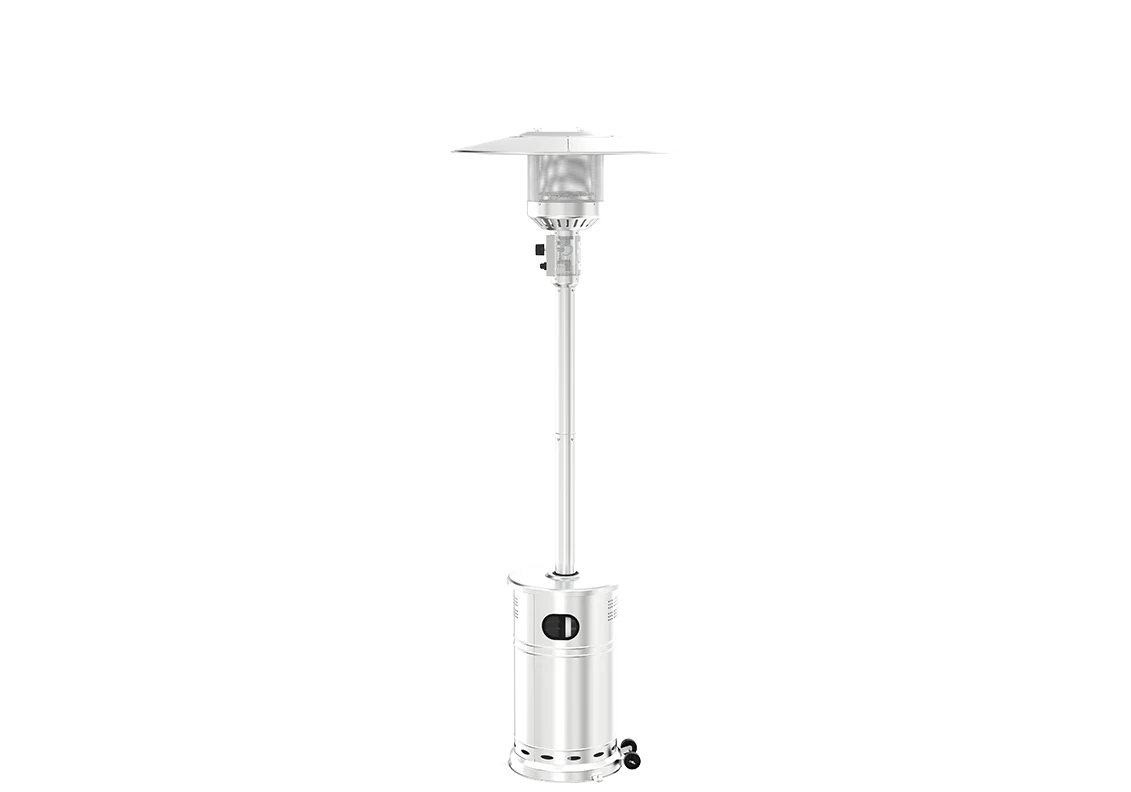 Sundara 48,000 BTU Stainless Steel Propane Standing Patio Heater with Wheels