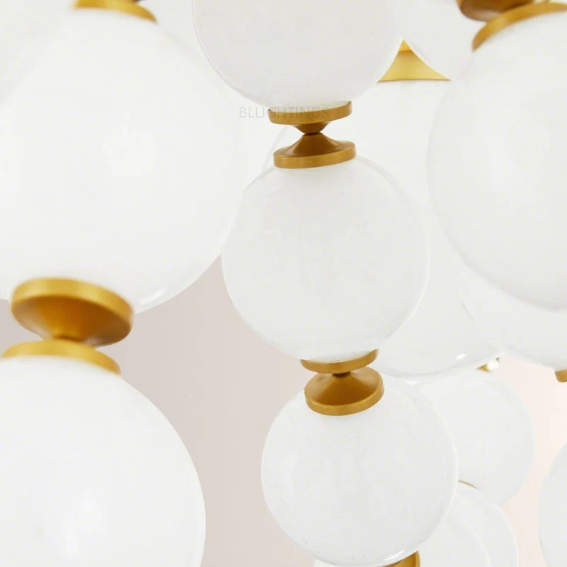 Genvan Glass Round Chandelier 42