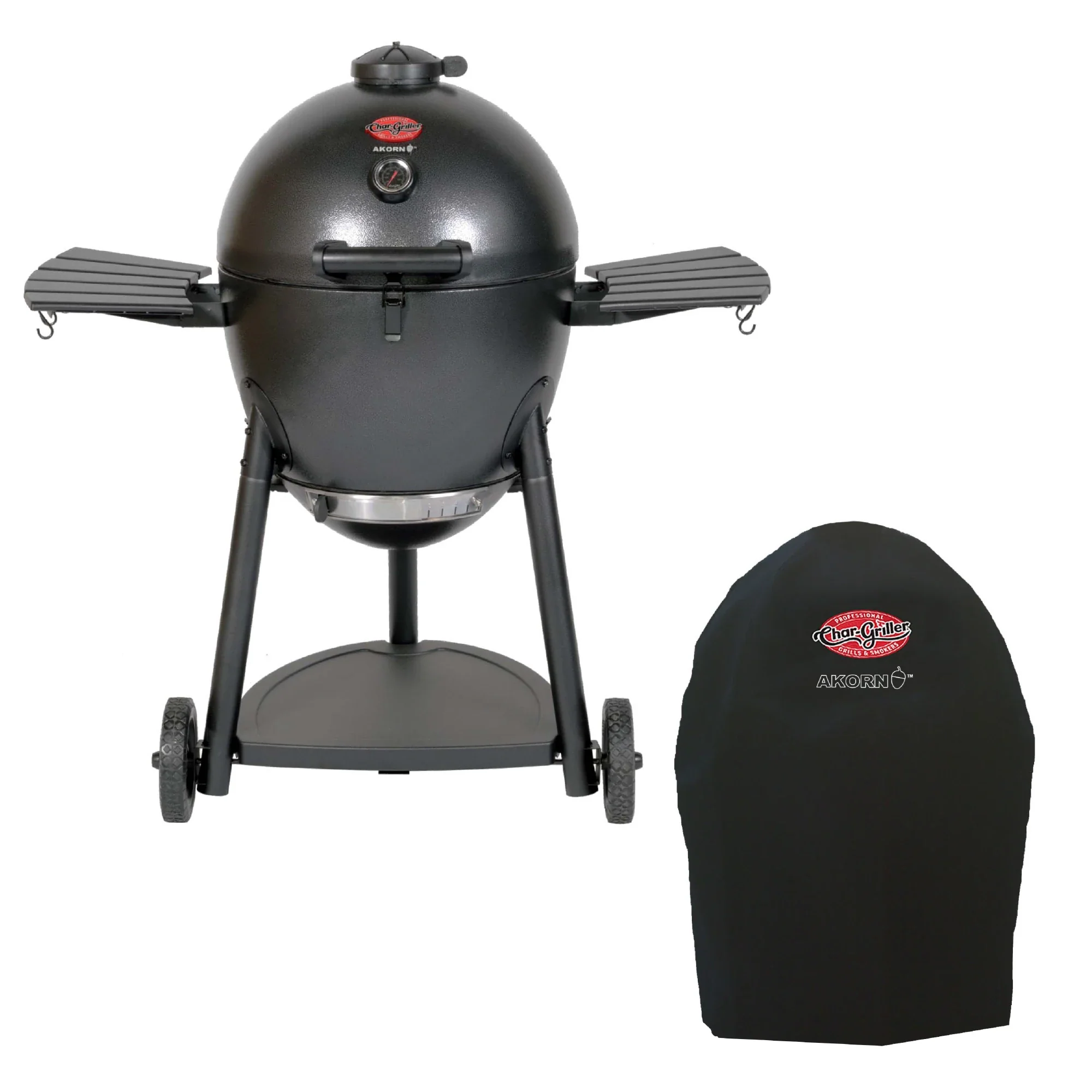 AKORN? Kamado Charcoal Grill and Cover Bundle