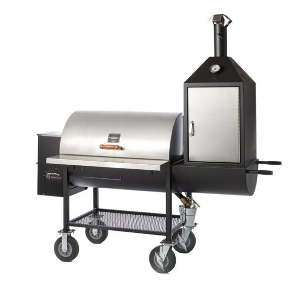 Pitts & Spitts Maverick 1250 Wood Pellet Grill w/ Upright Smoke Box P-MAV-1250-U