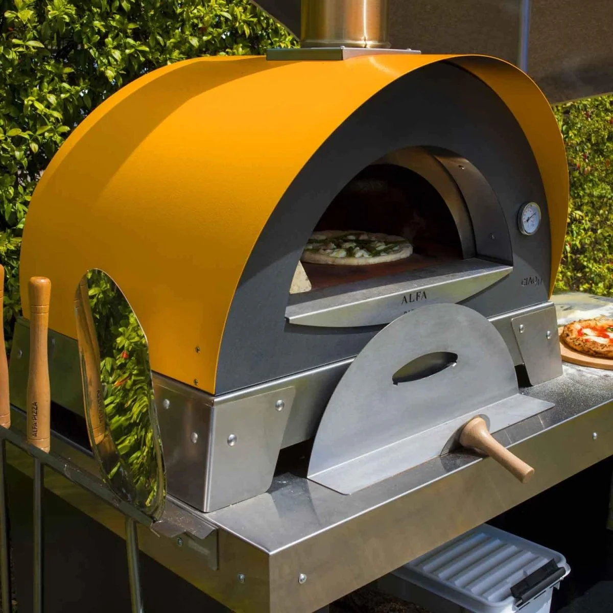 Alfa Ciao Countertop Wood Fired Pizza Oven FXCM-LGIA-T-V2