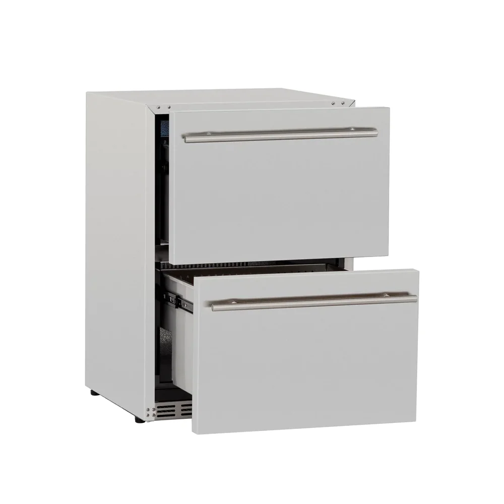 RCS Stainless Two Drawer Refrigerator - 5.3 Cu. Ft. - UL Rated REFR4