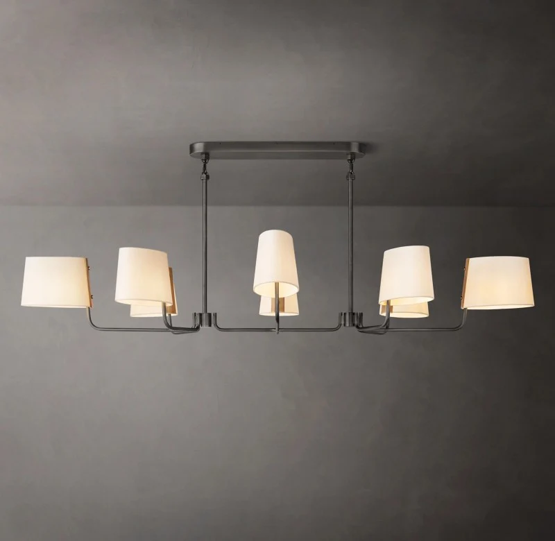 Marina Linear Fabric Chandelier 72