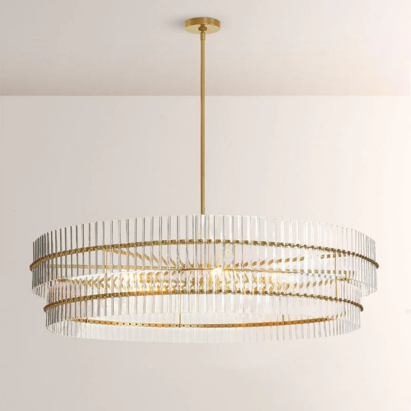 Monica Crystal Round Chandelier