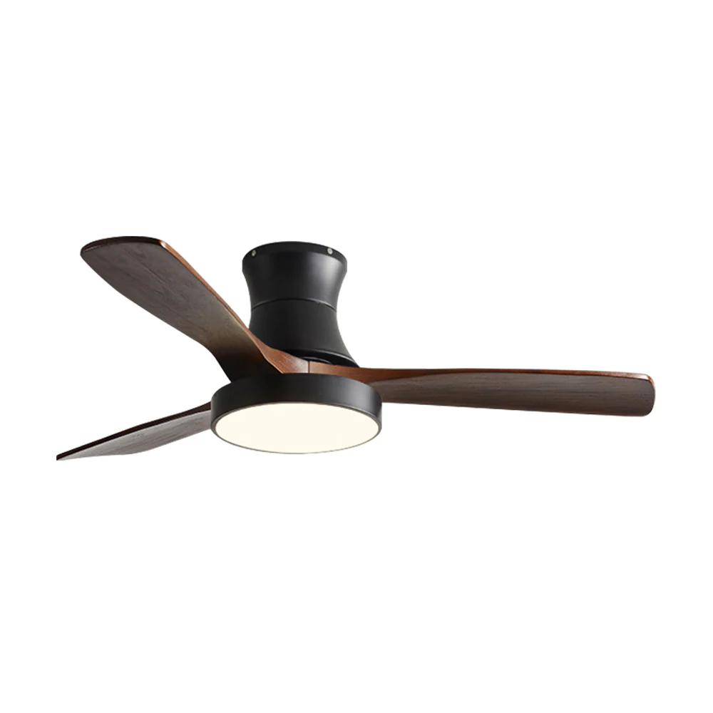 Wooden Three Blade Ceiling Fan Lights
