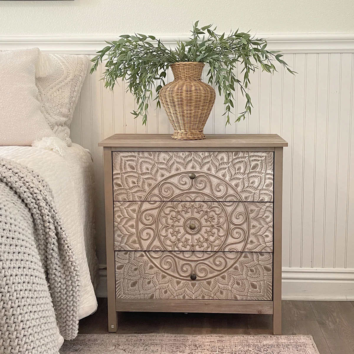 French Country 3 Drawers Accent Chest-MFSTUDIO