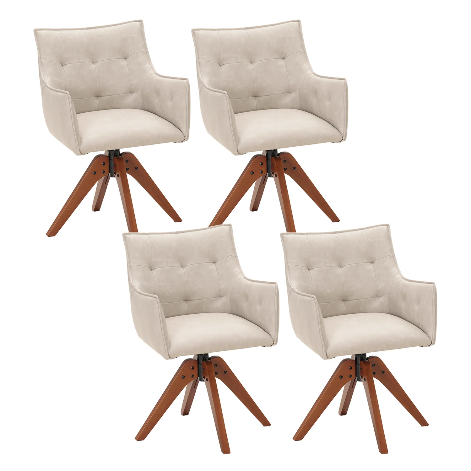 Modern Swivel Accent Chairs-MFSTUDIO