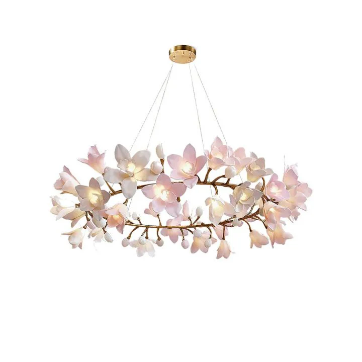 Branch Circular Blossom Chandelier