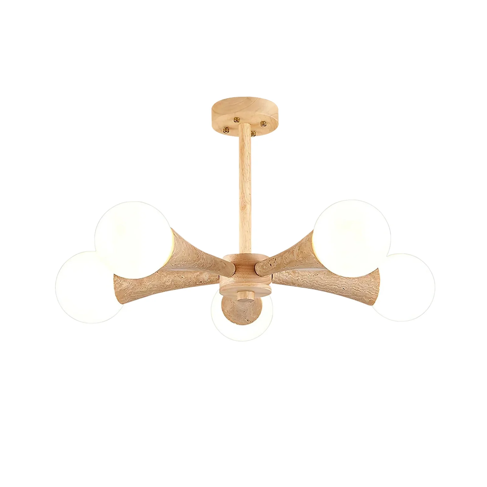 Travertine Hedra Chandelier