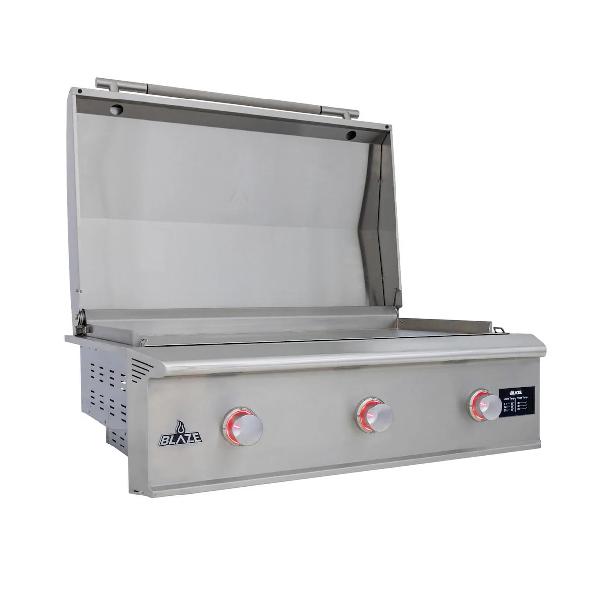 Blaze LTE PRO 40-Inch Built-in Natural Gas Griddle w/ Digital Temperature Screen & Lift-Assist Lid - BLZ-GRIDDLE40-(LP/NG)