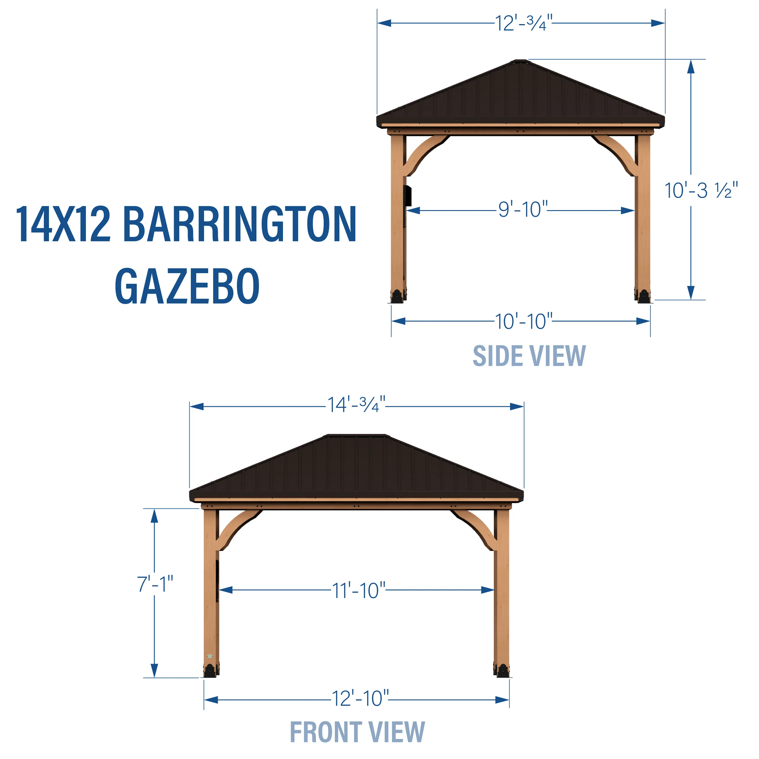 14x12 Barrington Gazebo