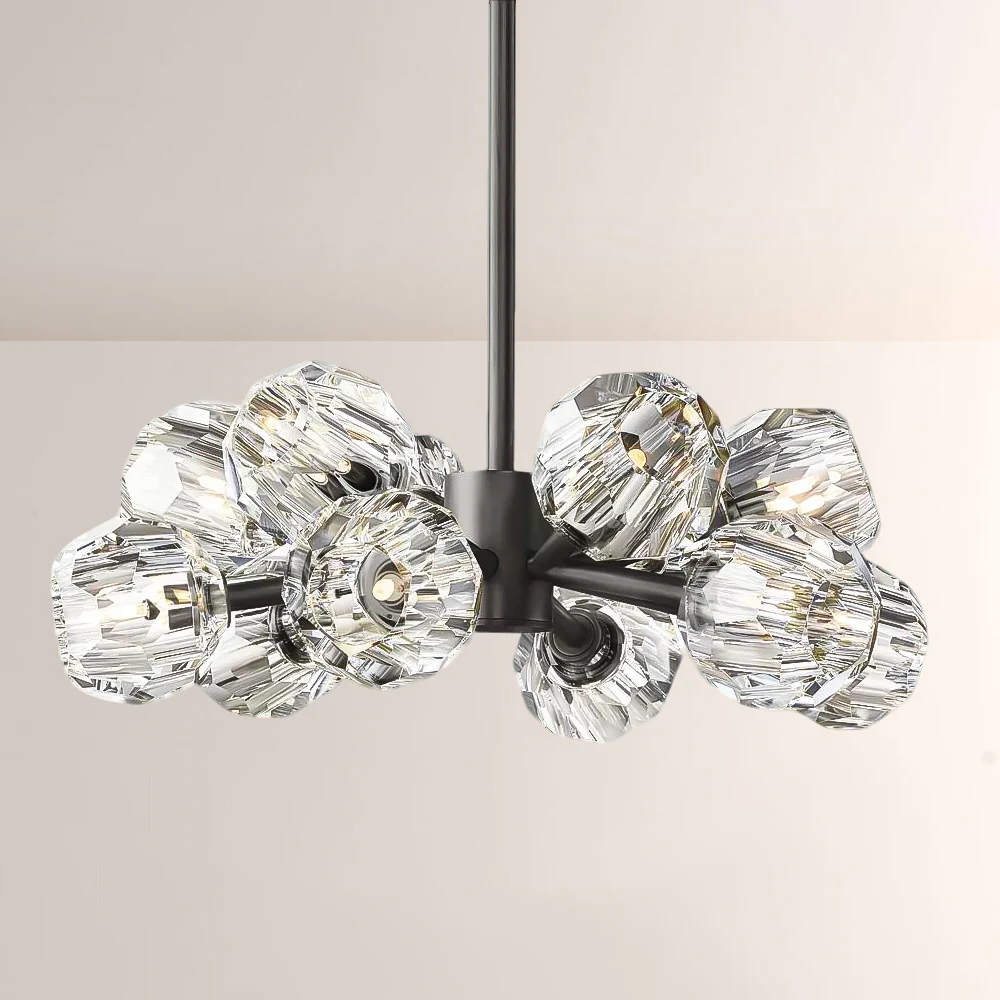 Balle Clear Crystal Chandelier 24