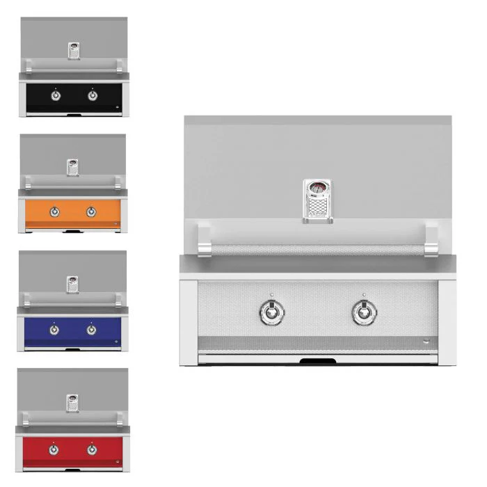 Aspire By Hestan 36-Inch Built-In Gas Grill in Natural Gas or Liquid Propane - Steeletto