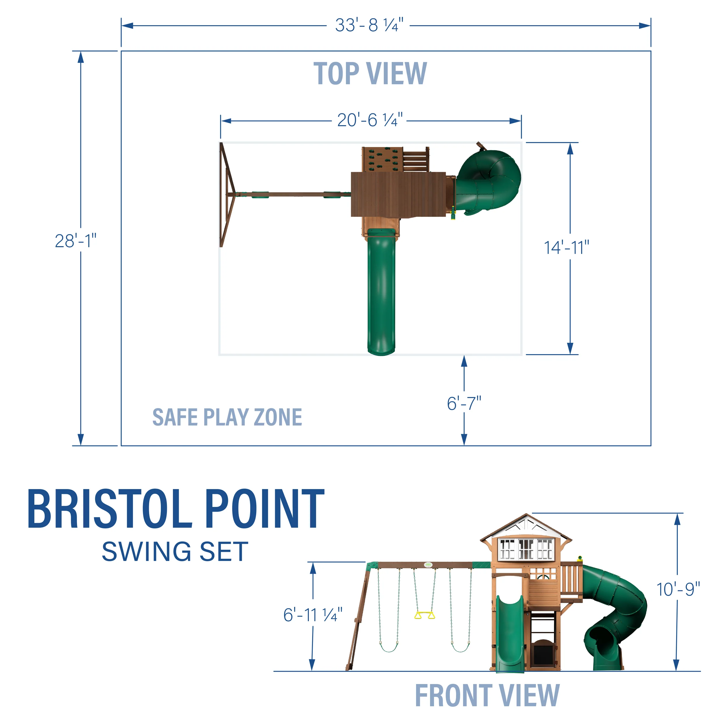Bristol Point Swing Set